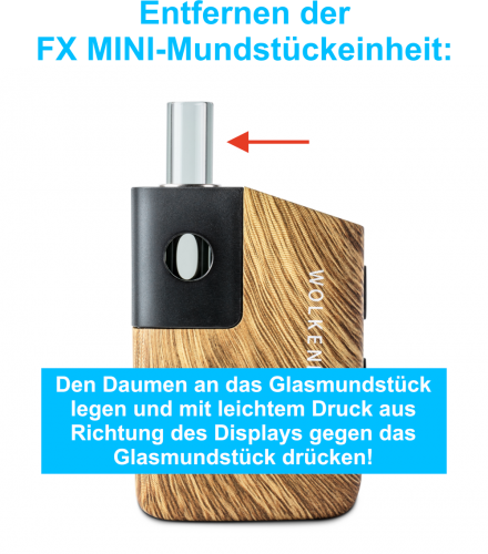 WOLKENKRAFT FX MINI Vaporizer *Wooden*