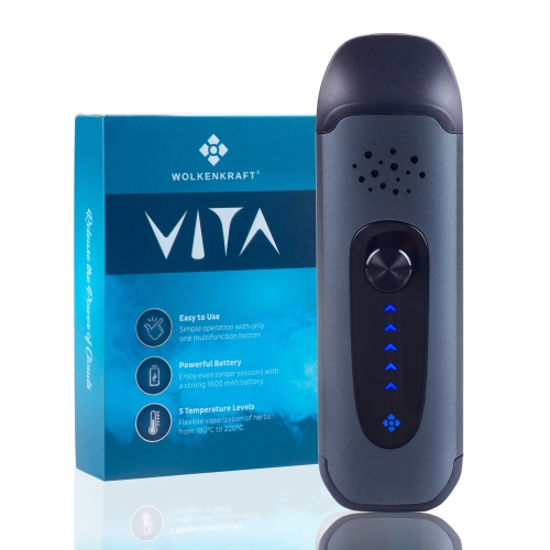 WOLKENKRAFT ViTA Vaporizer *Night Blue* *Refurbished*