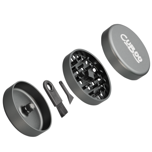 Cuboo Aluminum Ultra Grinder (3-pc. - 62 mm) *Grey*