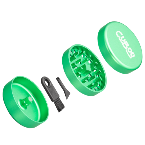 Cuboo Aluminum Ultra Grinder (3-pc. - 62 mm) *Green*