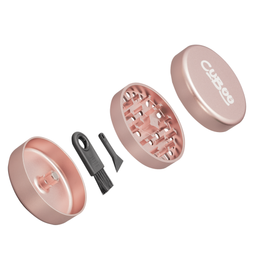 Cuboo Aluminum Ultra Grinder (3-pc. - 62 mm) *Rosé*