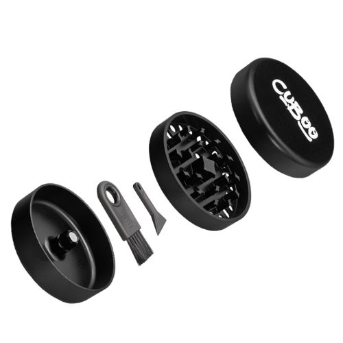 Cuboo Aluminum Ultra Grinder (3-pc. - 62 mm) *Black*